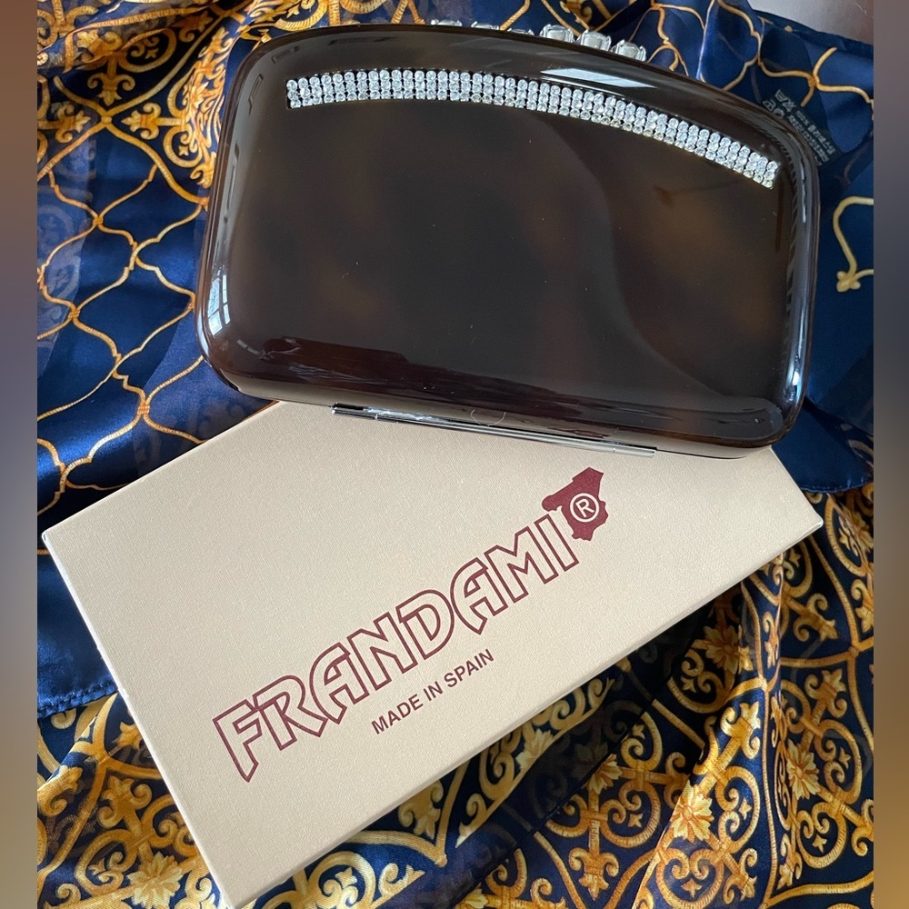 Frandami Tortoiseshell Hard Clutch, Spain — Collector Piece